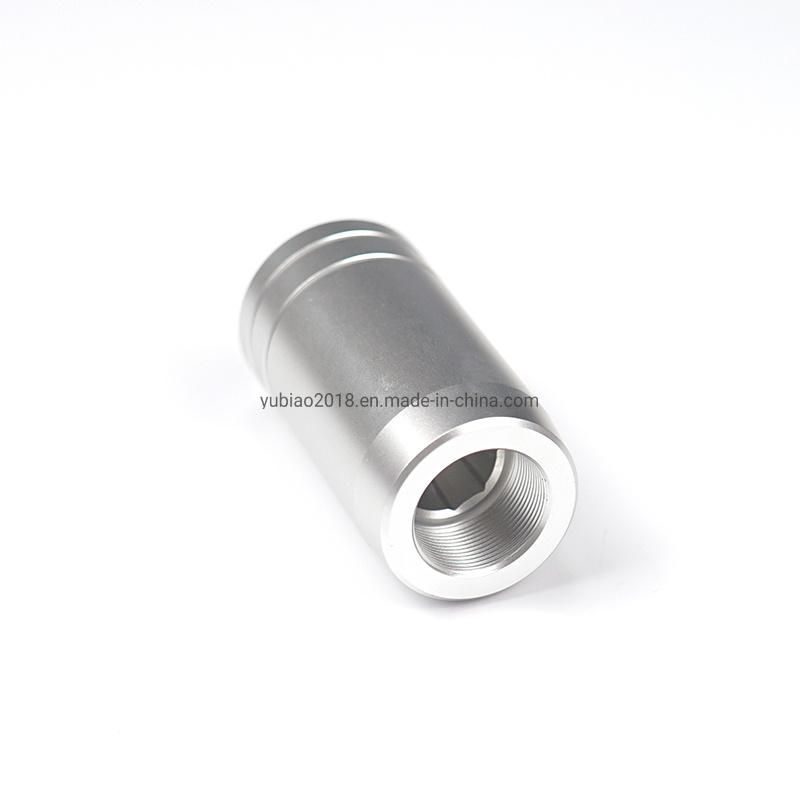 CNC Turning Machined Aluminum Tube Red Anodized Car Tube