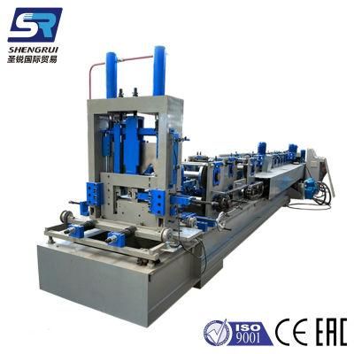 Automatic U Shape Hat Channel Lip Channel Roll Forming Machine