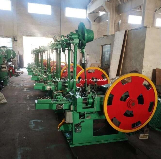 Automatic Umbrella Roofing Cap Nail Making Machines