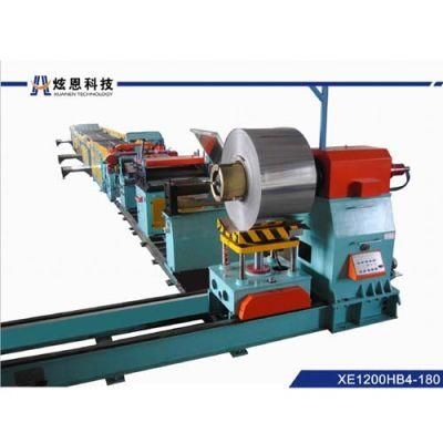 High Speed Steel Sheet Scroll Cutting Line of 180m Per Minute with 4 Stackers Xe1200hb4-180