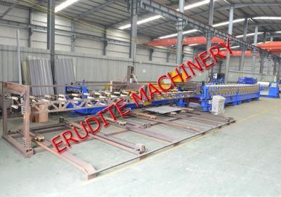 Double Level Pneumatic Stacker for Normal Double Layer Roll Former
