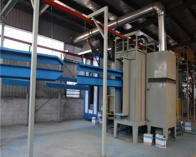 Fast Color Change Automatic Powder Coating Line for Metal Products