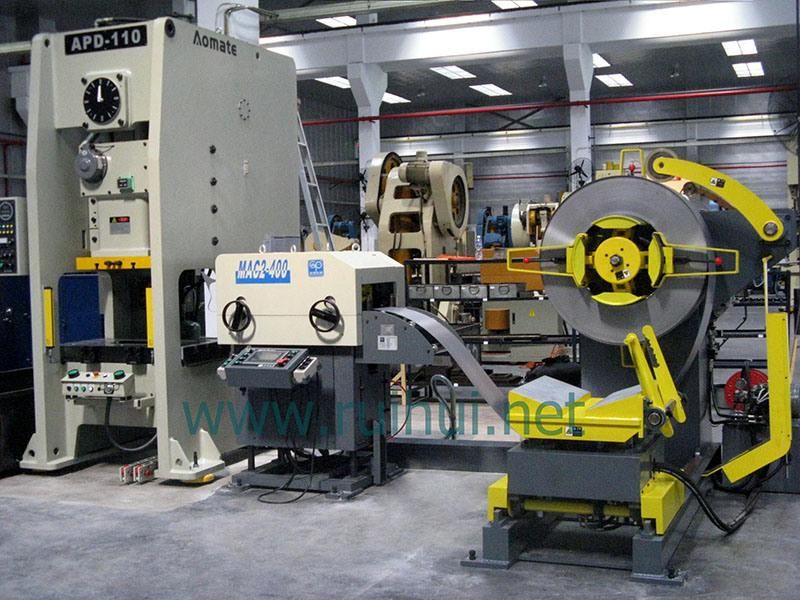 Coil Sheet Automatic Feeder with Straightener and Slitter for Press Line Machine