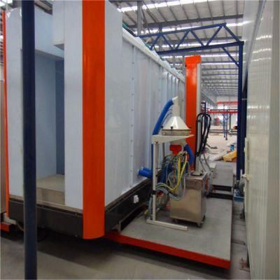 China Electrostatic Manual Powder Coating Spray Booth for Aluminum Profile with Ce