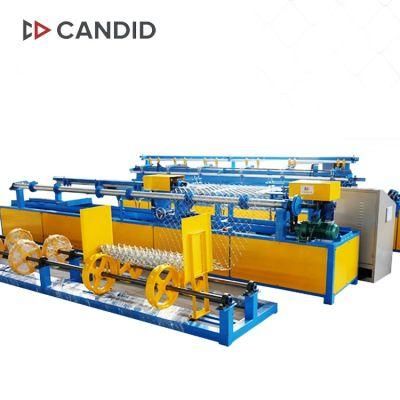 Full Automatic High Speed Single Wire Diamond Mesh Making Machine Chain Link Fence Making Machine for Protecting Fence