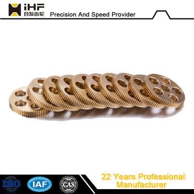 Ihf Top Quality Small 15 Teeth Spur Stainless Steel Forging Drive Module 2 Metal Straight Gears
