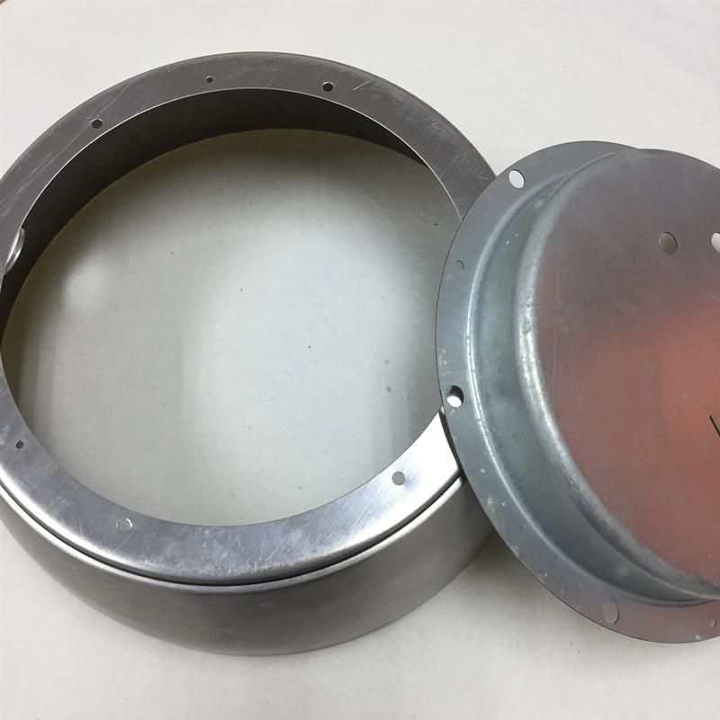 Manufactureal6061 Sheet Metal Stamping Parts with CNC Machined Round Shell OEM Cover