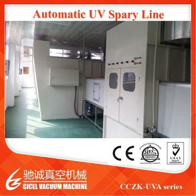 Plastic Conveyorised UV Varnish Coating Plant Vacuum Metallizing Equipment