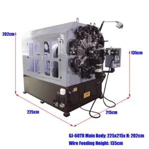 6 Axis Upto 8 mm Spring Forming Machine Cam Type CNC Automatic