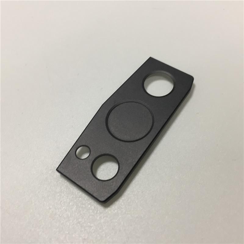 China Precision CNC Machining Process Black Powder Coating Aluminum Nameplate