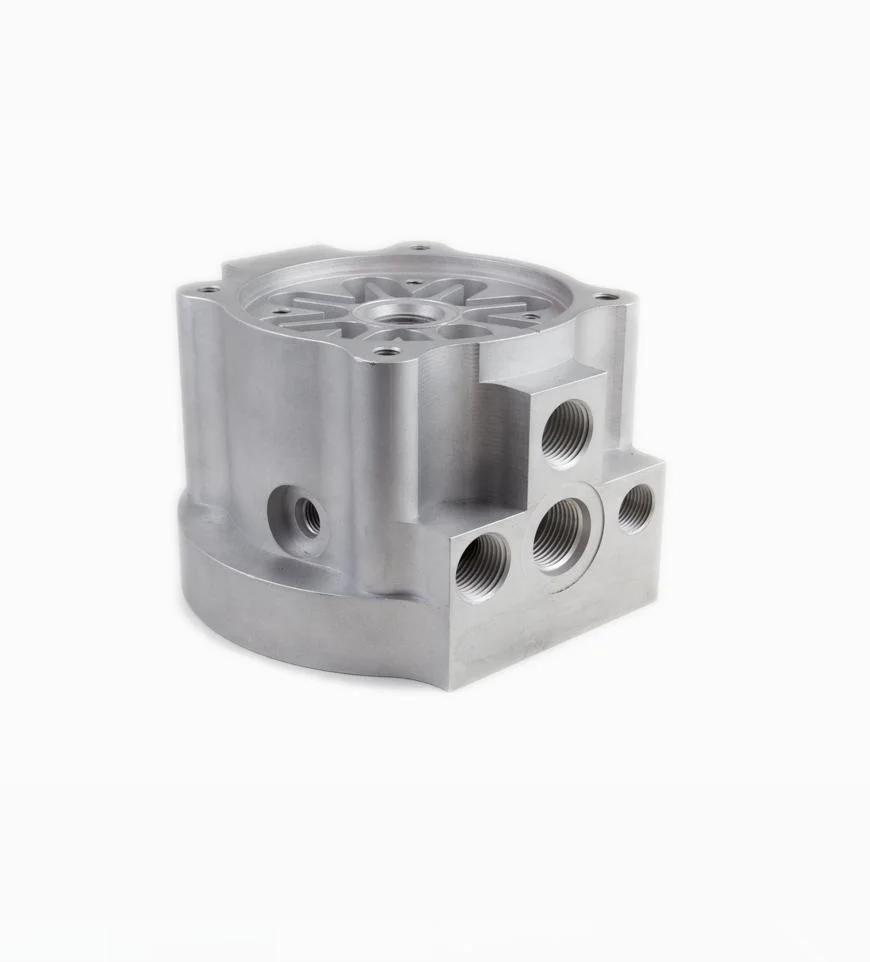 Europe Client Drawing OEM Machining 0.01 mm Tolerance 5 Axis Precision CNC Machining Manifold Valve Parts for Hydraulic and Pneumatic Industry