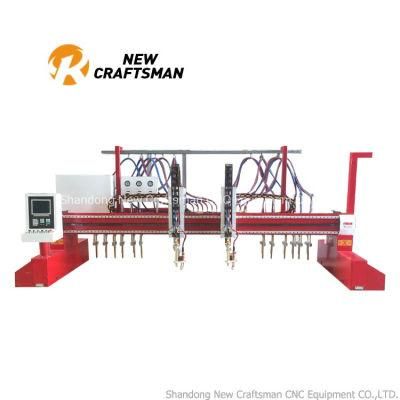 Straight Heavy Stainless Steel Plate Metal Cutting CNC Plasma Cutter Gantry Flame Plasma Cutting Machine