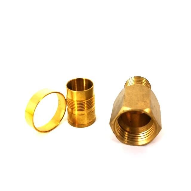 Brass Machine Processing Parts Connecting Stud Roller Nut CNC Machining Plant Custom Production