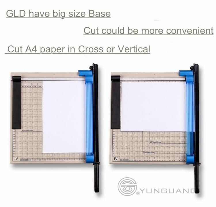 Seller Factory Plastic Sprayed Steel Manually Guillotine Paper Cutter Machine