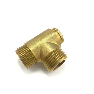 OEM Precision CNC Machining Broneze Brass of Tee Joint