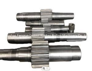 Steel Rebar Rolling Mill Production Line Mini Device Spur Gear Shaft