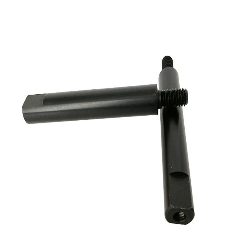 CNC Machined Steel Pedal Axle for Motorcycle with Galvanized