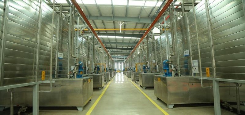 SS304 Stainless Steel Powder Coating Line with Pretreatment Cleaning for Metal Workpiece