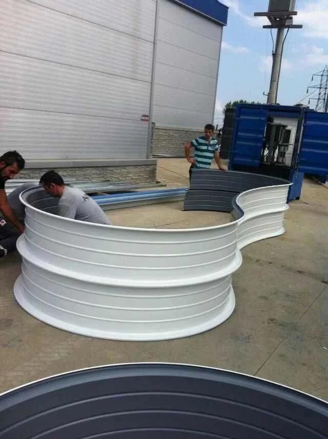 Arch Shape Roof Curving Machine or Standing Seam Roof Yx65-300-600