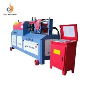 Hydraulic Rebar Bar Steel Rod Straightening and Cutting Machine Straighener and Cutter