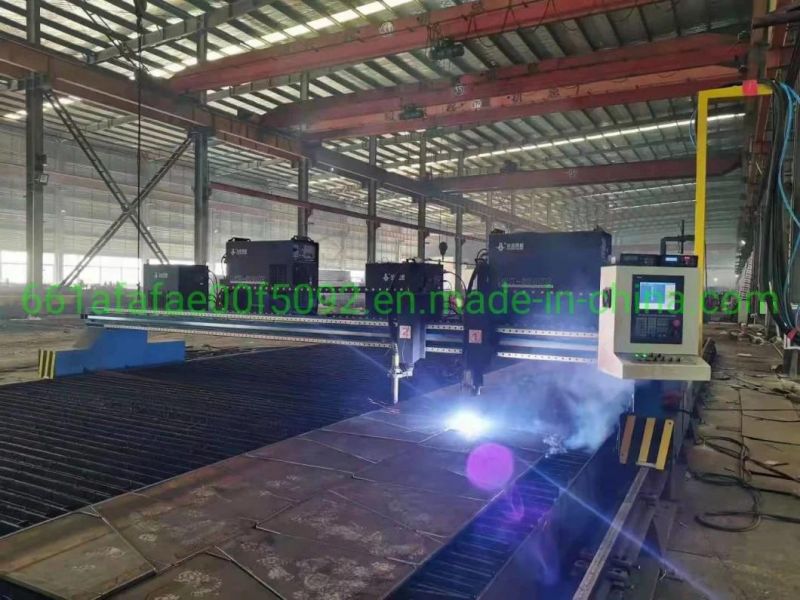 Gantry CNC Plasma Oxyfuel Flame Straight Strips Cutting Machine H Beam