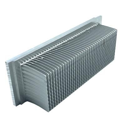 High Power Dense Fin Aluminum Heat Sink for Apf and Radio Communications and Inverter and Electronics and Welding Equipment and Svg and Power