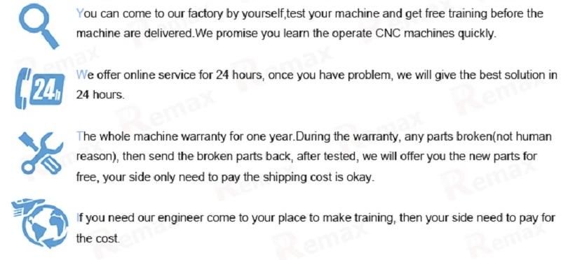 China Remax Long Service Life CNC Router 5axis Metal