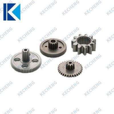 Precision Sintered Steel Metal Spur Wheel Powder Metallurgy Alloy Spur Gear with Flange