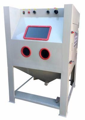 Colo-1212FTA Turntable Dry Mold Manual Pressure Abrasive Sandblasting Machine