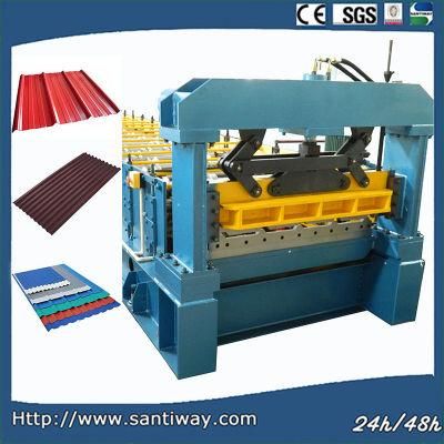 CE Certificated Roof Tile Cold Roll Forming Machine From China Mainland