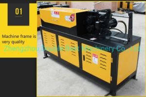 Hydraulic Steel Bar Straightener Cutter 14mm Steel Wire Straightening Cutting Machine