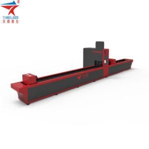 Low Noise Stainless Steel Tube CNC Fiber Laser Cutting Machine