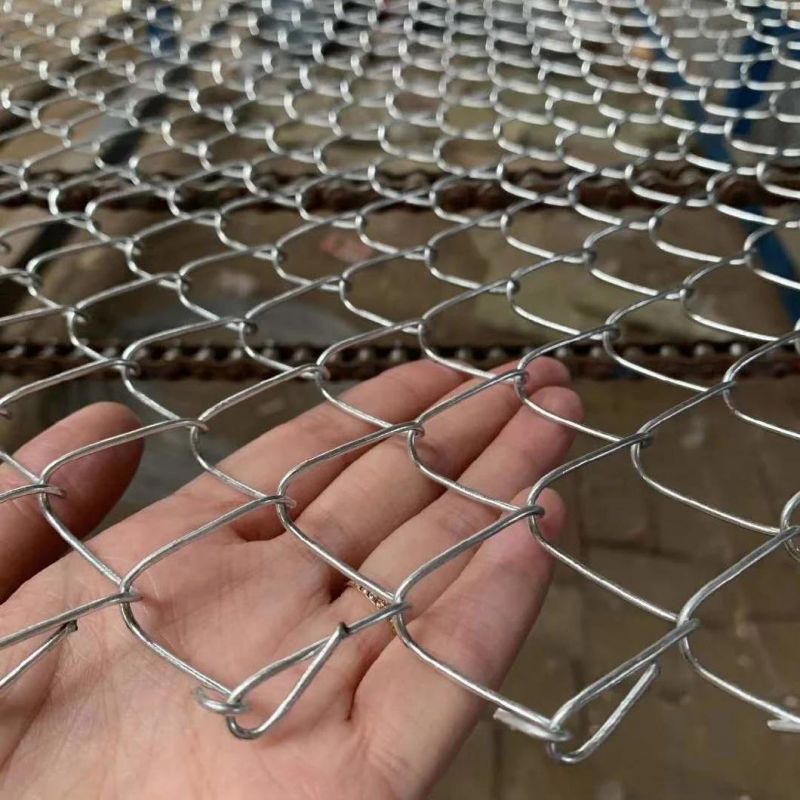 Used Galvanized Chain Link Fence Wire Mesh Fence for Sale