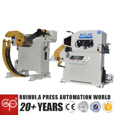 Stamping Press Automation Coil Sheet Automatic Feeder with Straightener and Uncoiler and Shearing Machine Use in Press Line