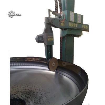 CNC System Dish Head Polishing and Buffing Machine for Tank Cap Grinding with High Quality Standard