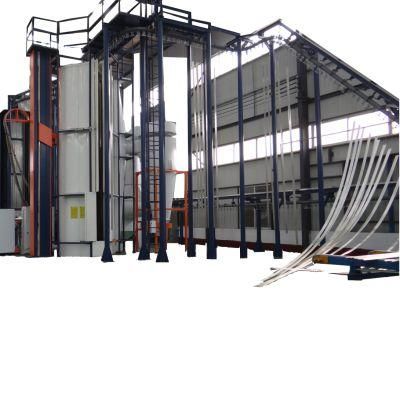 Vertical Powder Coating Line with Mono Cyclone Recovery System