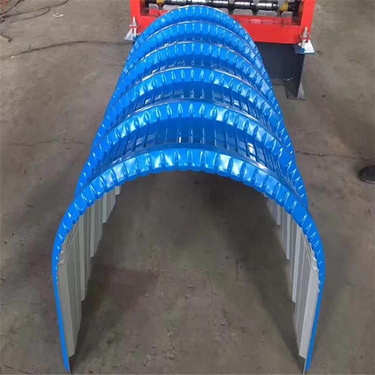 Color Steel Roof Sheet Crimping Curved Machine