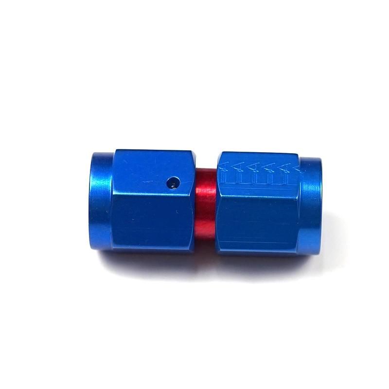 Universal Fit, Straight Angle Aluminum-6 an Female Fitting End a, -6 an Female Fitting End B