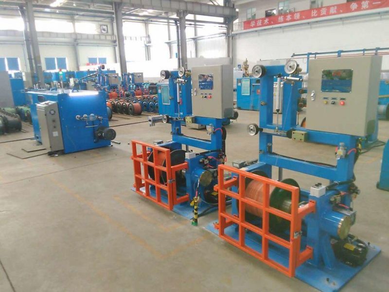 Electrical Wire, Cable Wire, Core Wire, Cantilever Type Single Twist, Stranding, Bunching Machine