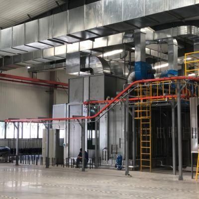 Auto Liquid/Powder/E-Coating Production Machine Line for Steel Door Production