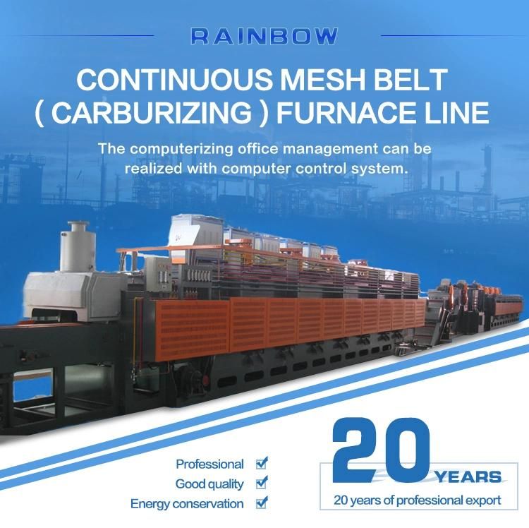 Continuous Conveyor Industrial Gas Controlled Mesh Belt Furnace/Heat Treatment Furnace