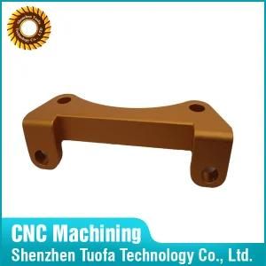 CNC Metal Processing Bicycle Machinery Parts with Gold Plating