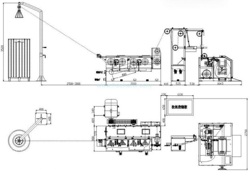 Aluminum and Copper Wire High Speed Intermediate Drawing Machine