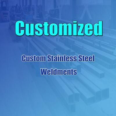Custom Steel Welding Machining Equipment Frame Part, CNC Aluminium Machinery Spare Part