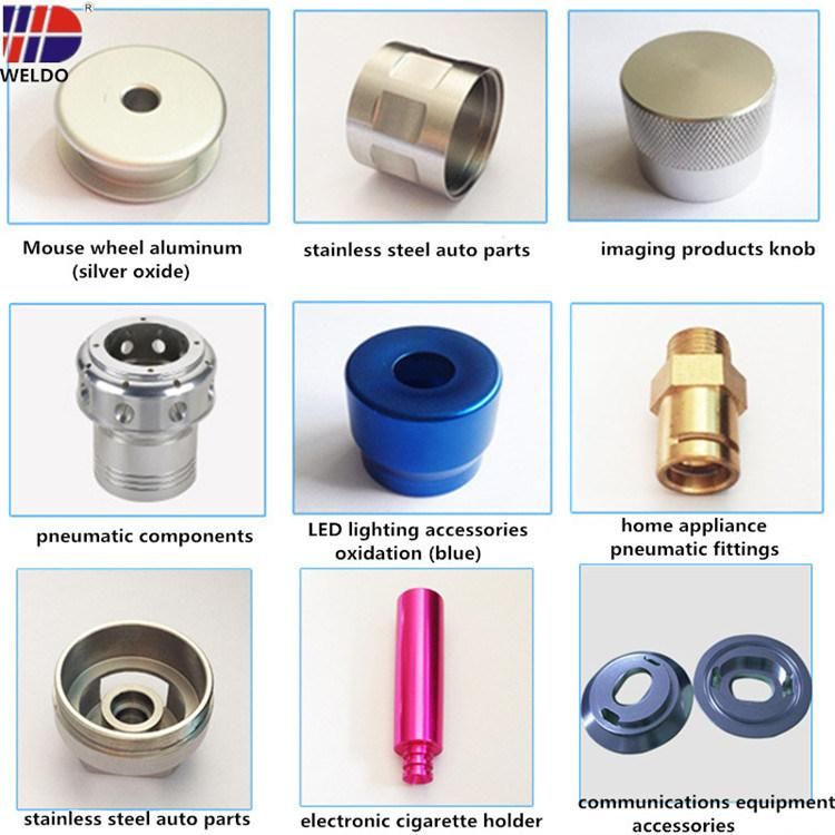 Customized High Precision Aluminum CNC Machining Part with Blue Anodize