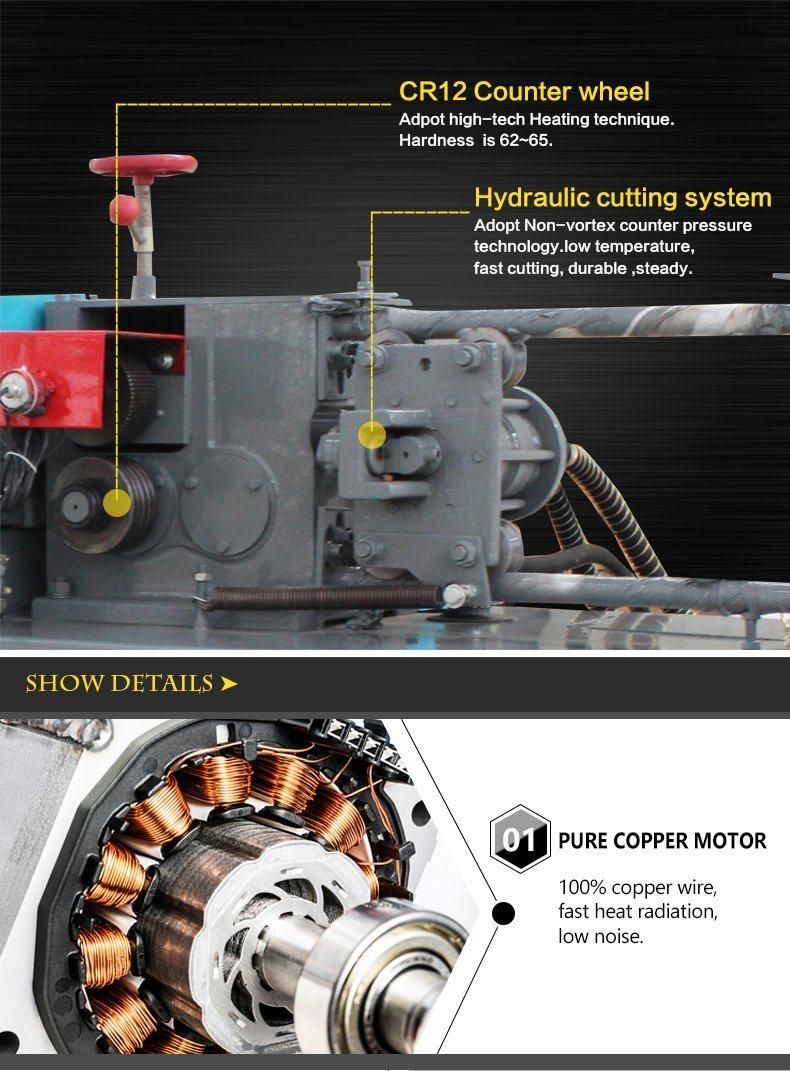 Straightening and Cutting Machines for 4-14mm Steel Bar