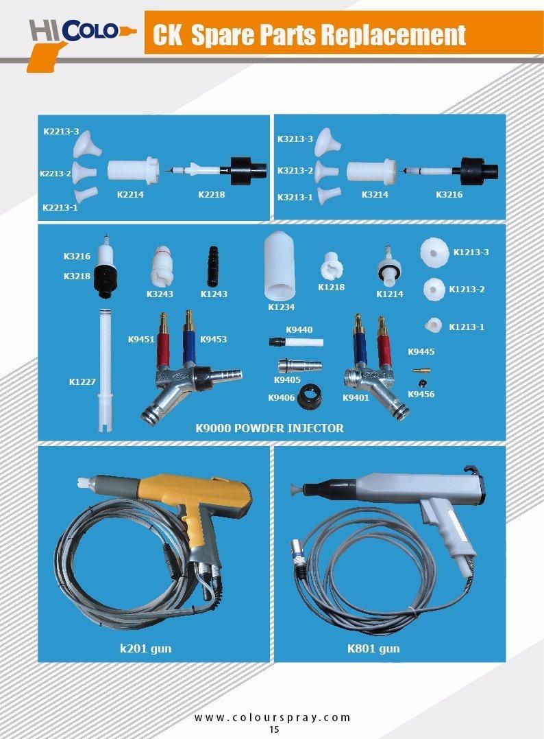 K801 Electrostatic Powder Coating Paint Gun