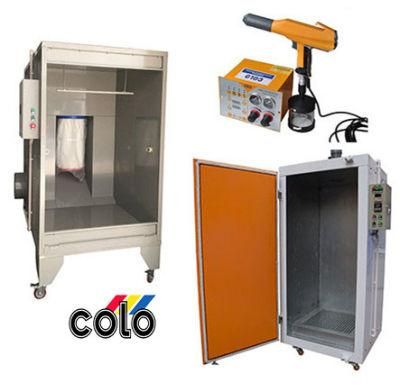 Powder Coating Package for Small Metals Finishing (Powder booth/Curing Oven/Gun)