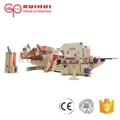 Wire Straightening Machine 3 in 1 Decoiler Staightener Coil Feeding Feeder