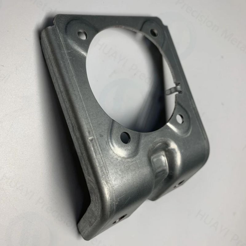 Dongguan Fabricator Custom Stamping Sheet Metal Plate with Big Circle Hole